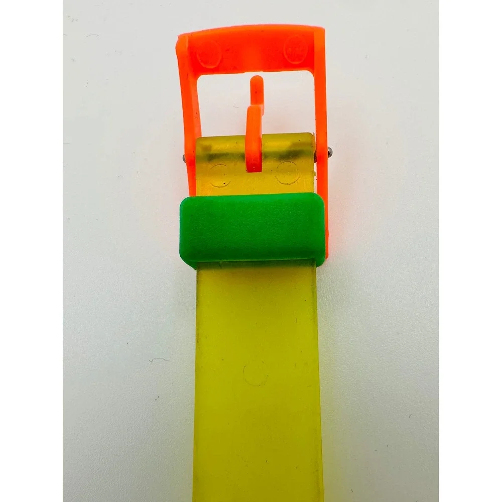 Vintage 1980s Swatch Aqua Dream Watch Multi Color Swiss Made GN105 *Not Working